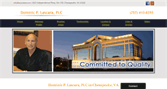 Desktop Screenshot of lascaralaw.com