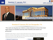 Tablet Screenshot of lascaralaw.com